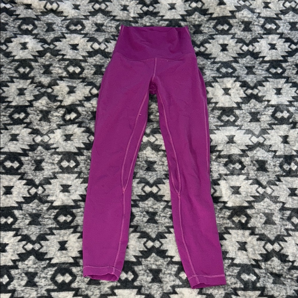 Purple 25in Lululemon leggings